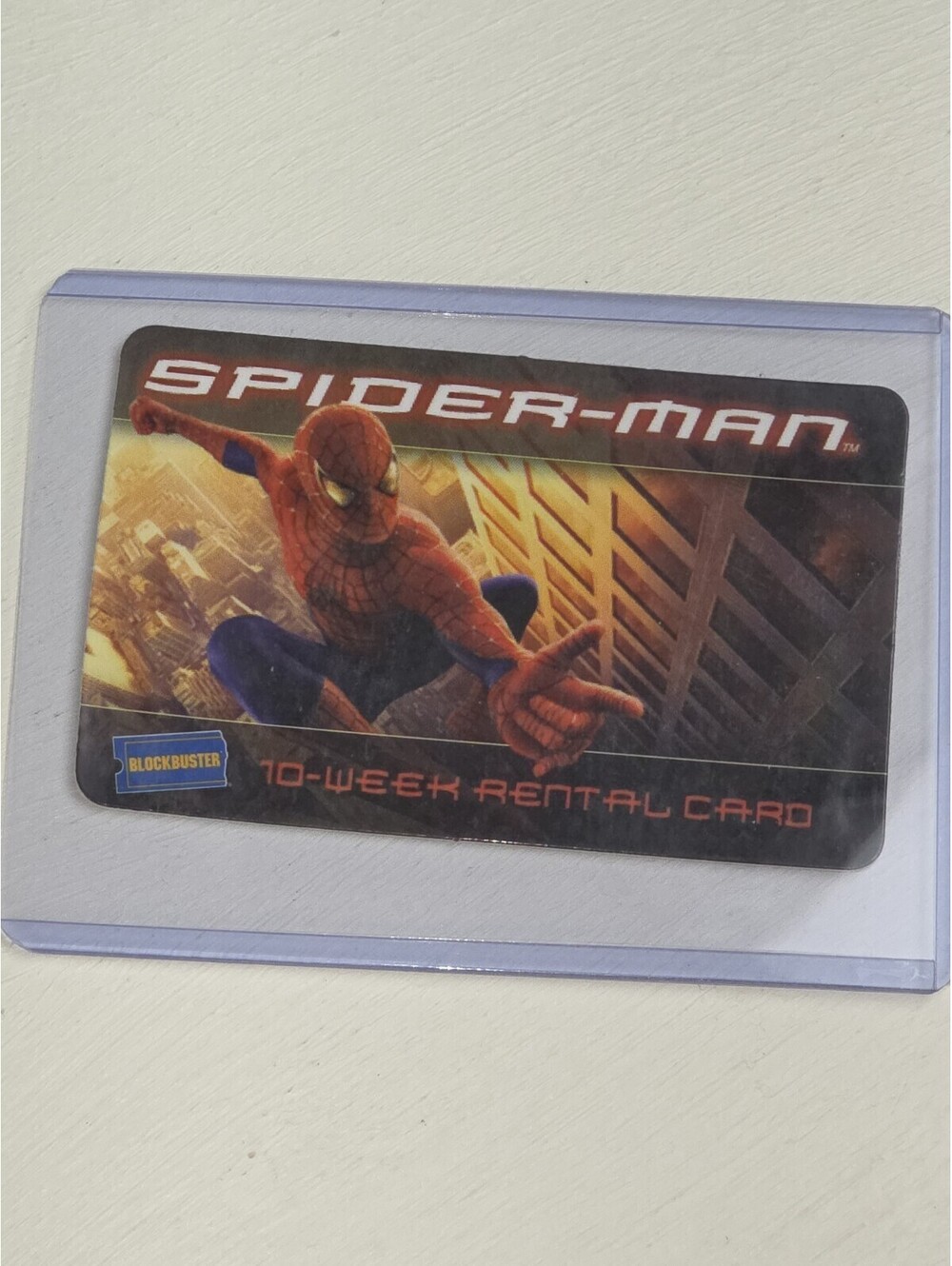 Blockbuster Spider-Man 10-Week Rental Card 2002